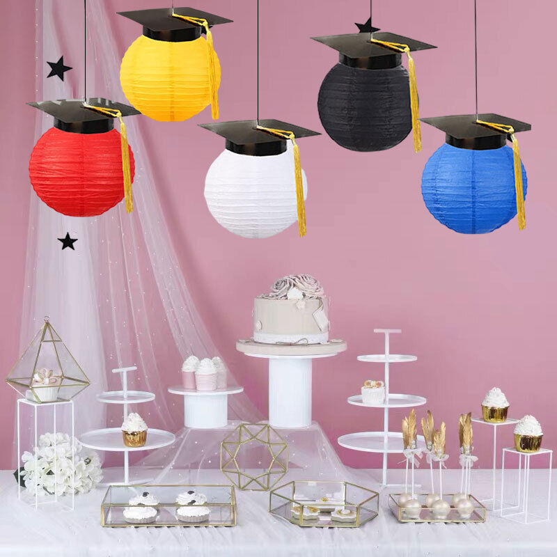 Graduation Party Ceremony Lantern Doctoral Hat Lantern Photography Prop Decor