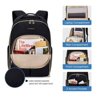 Laptop Backpacks Women 15.6 inches Bags School Bag Work School College