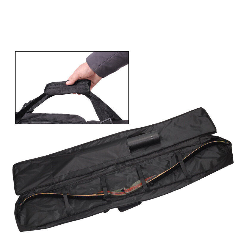Archery Recurve Bow Storage Bag Hunting Sport Carry Case Hand Shoulder Case Bag