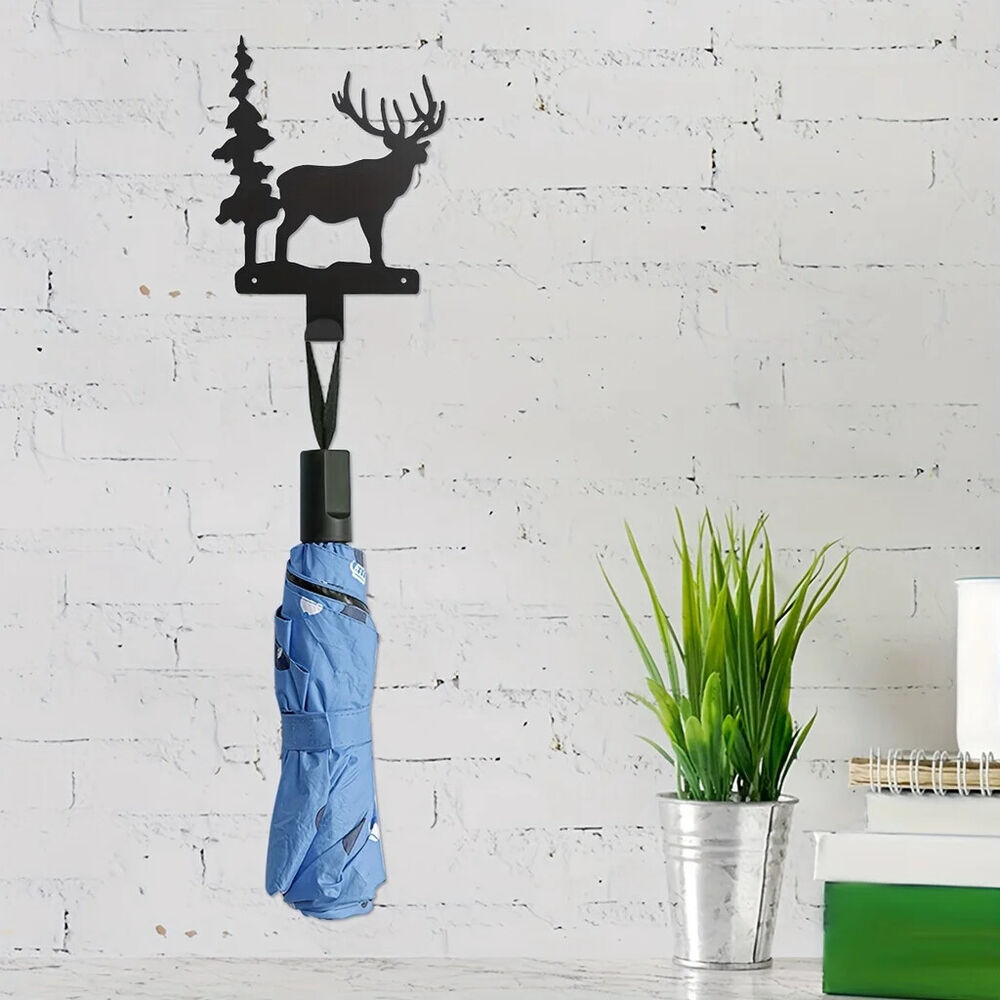 1pc Creative Deer & Tree Wall Mounted Multi-Purpose Hooks Ideal Organizing Keys