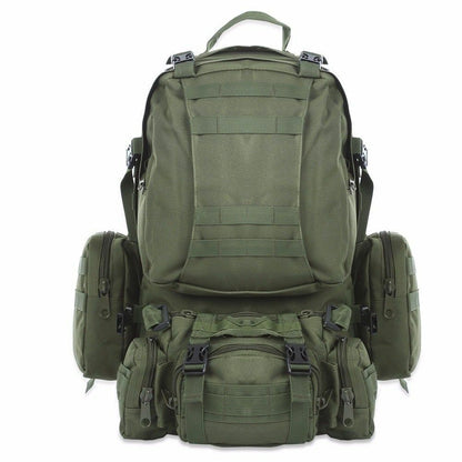 50L Outdoor Backpack Military Rucksack Bag Waterproof Camping Hiking Travelling