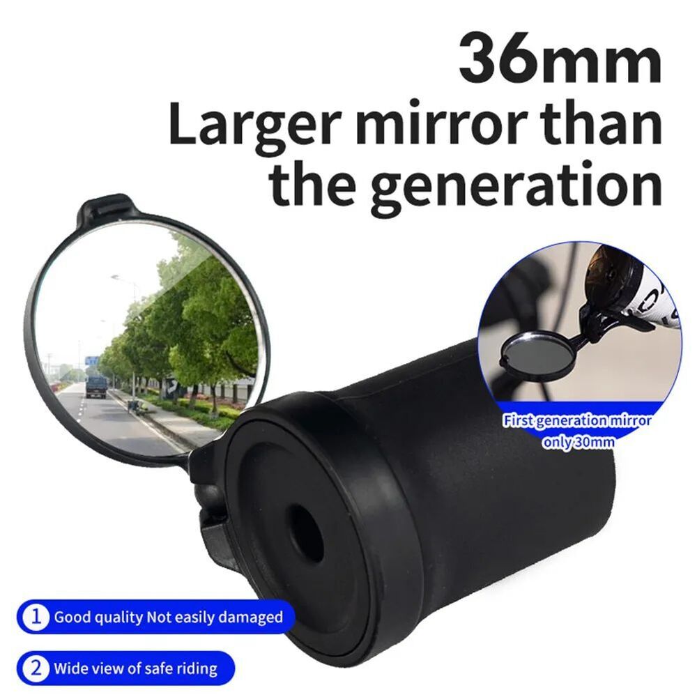 Universal Bicycle Rearview Mirror 360° Rotation Adjustable Cycling Handlebar Kit