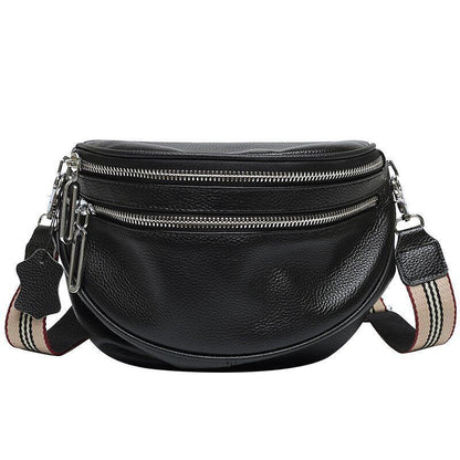 Genuine Leather Handbags One Shoulder Handbag Multi-Purpose Chest Bag