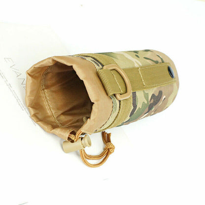 Hunting Water Bottle Bag Kettle Pouch Holder Camping Bag for Tactical Backpack