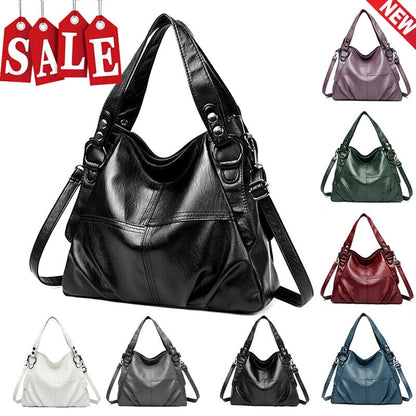 Soft Leather Handbags Women Tote Bag Ladies Large Shoulder Crossbody Handbag*CA
