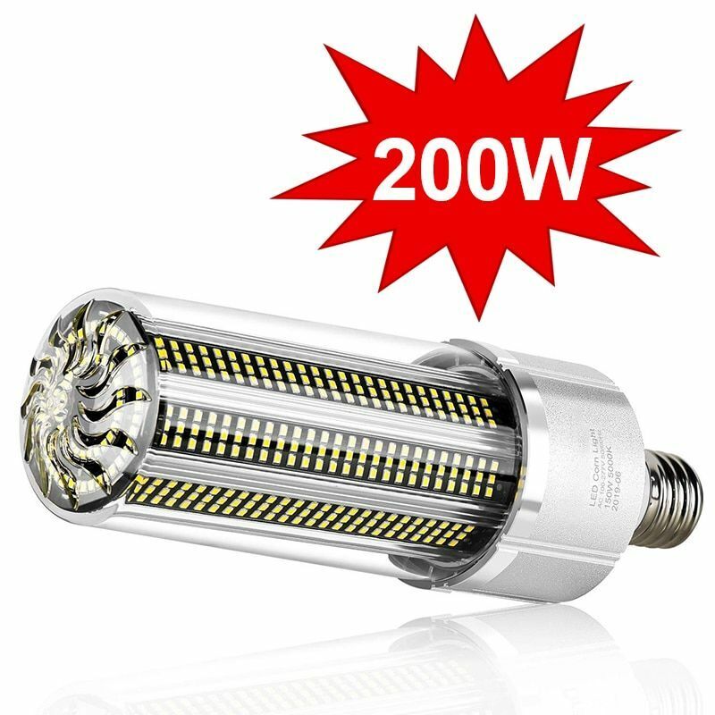Super Bright LED E27 Corn Bulb 25W-200W Lamp 110V 220V Smart IC E39 E4 Big Power