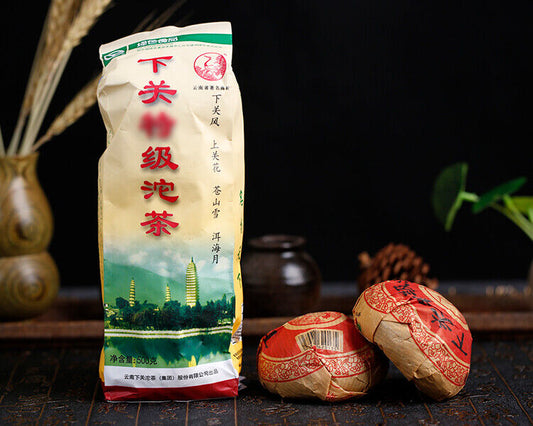 2011 Year Xia Guan Te Ji Tuo Cha Pu'er Premium Grade Raw Pu-erh Tea Tuocha 500g