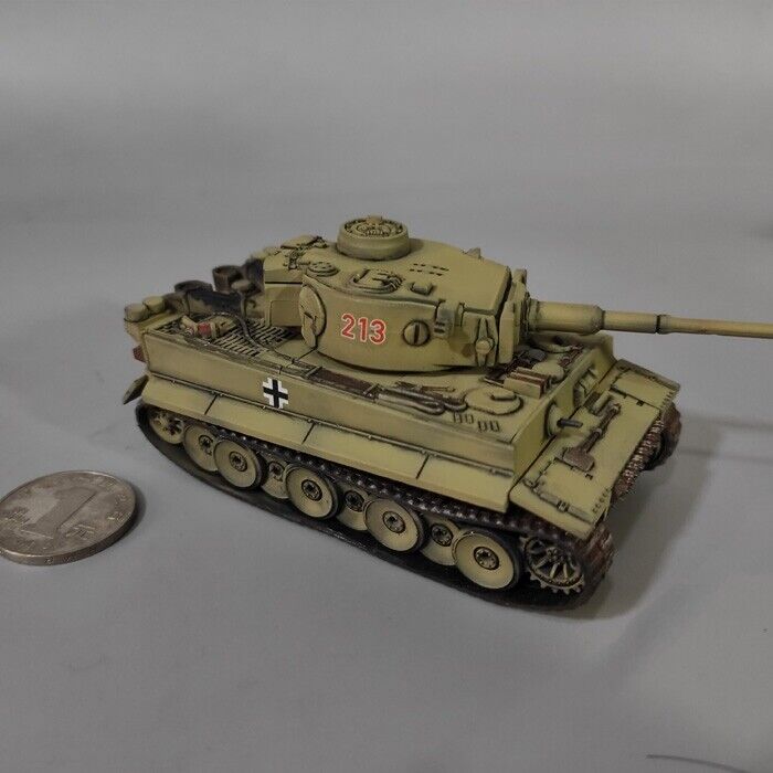 1/72 Scale WWII German Army Tiger Heavy Tank Assembled & Painted Plastic Mod