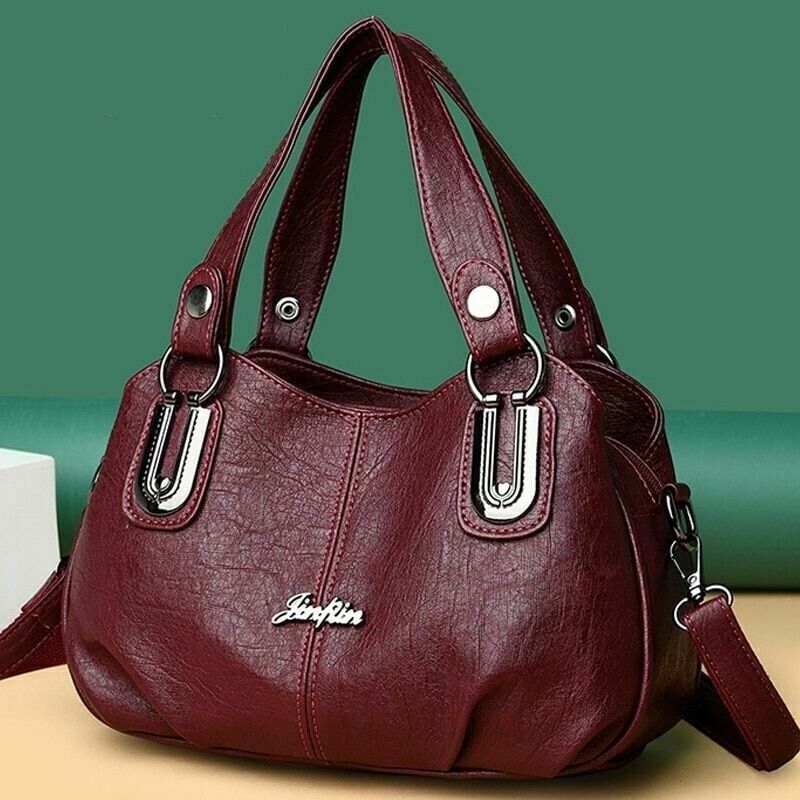 Soft Leather Messenger Luxury Handbag For Women Designer Shoulder Bags Tote Sac