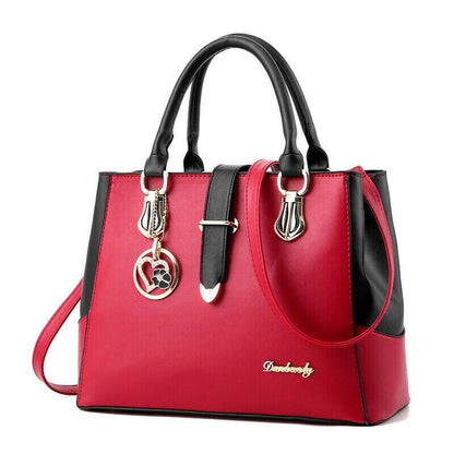 Women's Ladies PU Leather Handbag Shoulder Messenger Satchel Tote Crossbody Bags