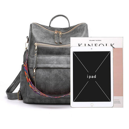 Backpack Women Leather Backpack School Bags Teenage Girls Women Travel Backpacks