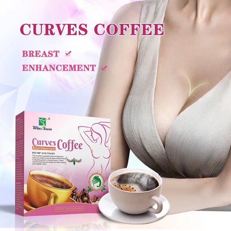 2box*16teabag Curves Coffee Breast Enhancement Big Breast Herbal Instant Coffee