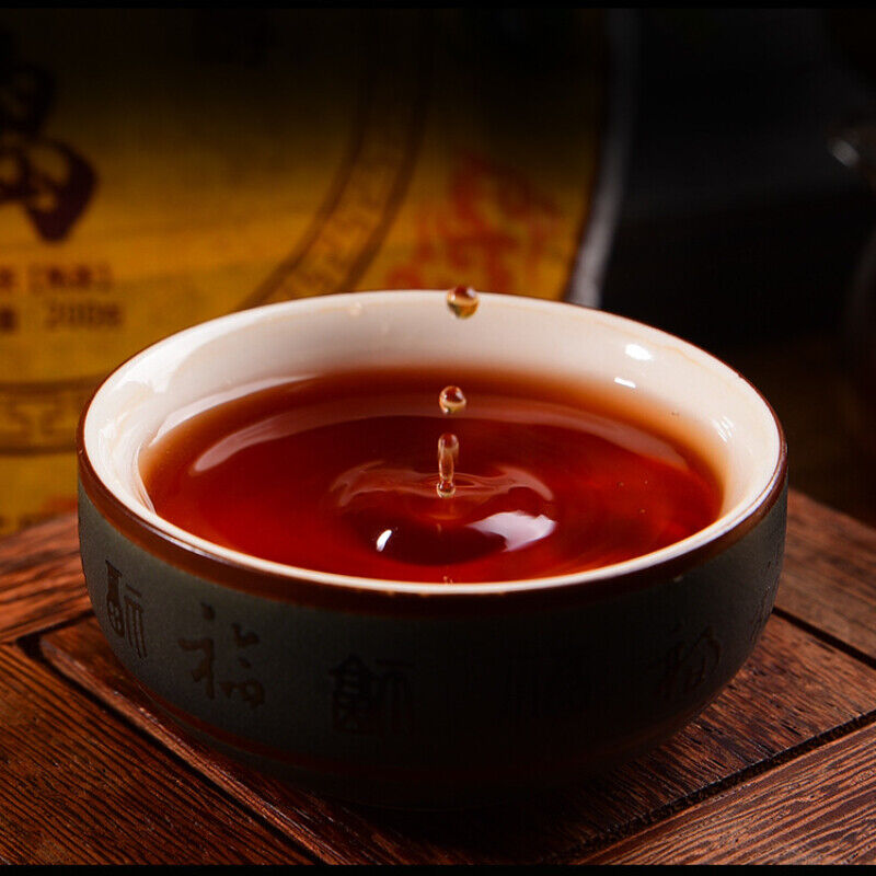 High Quality Black Tea Ancient Tree Ripe Health Care 200g Yunnan Pu-Erh TeaCake-