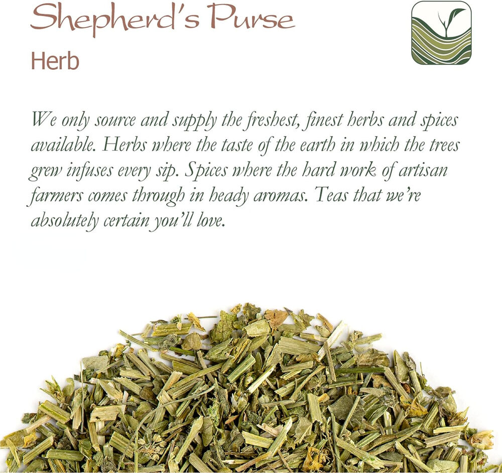 Shepherd's Purse Organic Herb Tea - Shepherds Purse - Sheperds Purse Herbs 100g