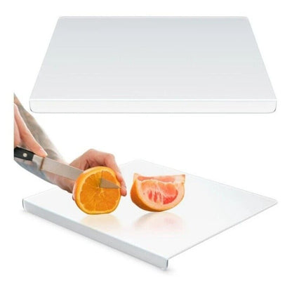 Chopping Block Clear Acrylic Cutting Board Non Slip Design Vegetable Preparation