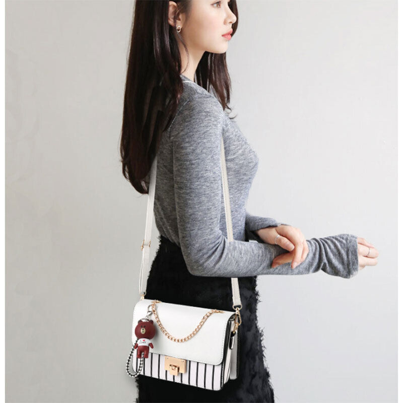Womens Ladies Handbag Rectangle Shoulder Messenger Tote Crossbody Bags Purse