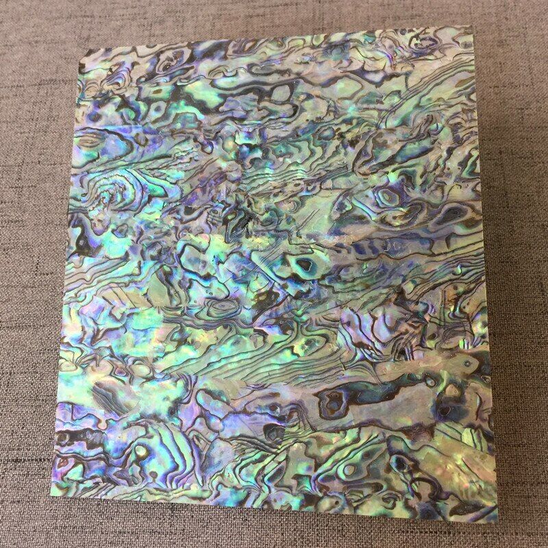 Abalone Shell Sheets Natural Mother Of Pearl Laminate Craft Carved Inlay 14x12cm