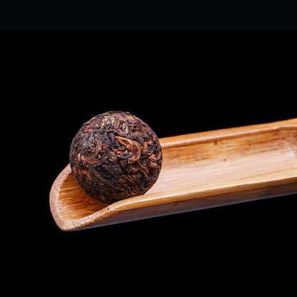 Mature Pu'er Tuo Tea Zhonghong Yin Brown Mountain Tea 350g Bag Dragon Ball-