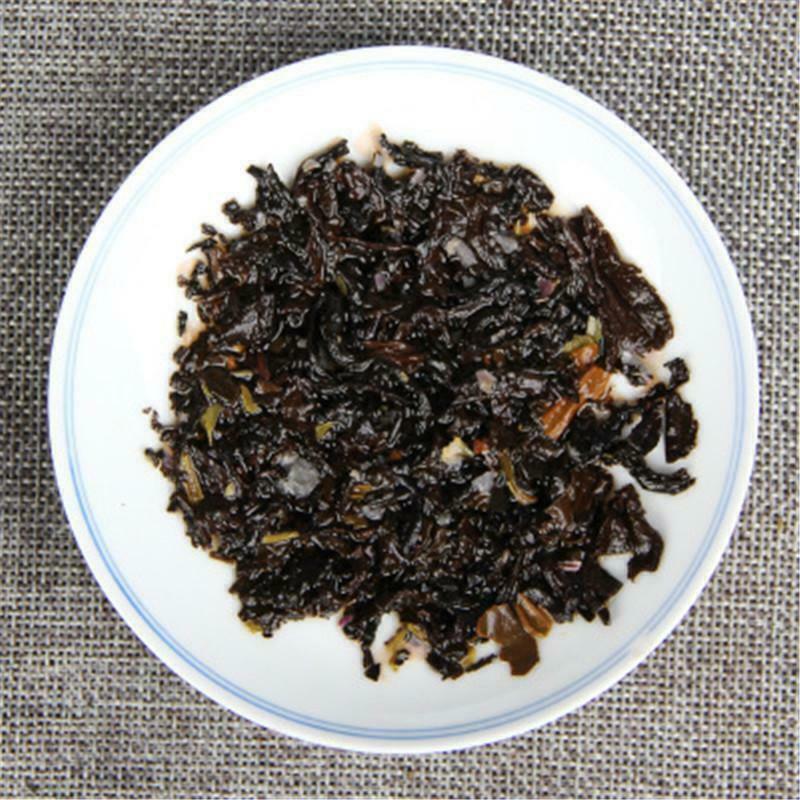 Rose Puerh Tea Canned Rose Puer Small Tuocha Organic Pu Er Ripe Tea 100g 玫瑰熟沱茶