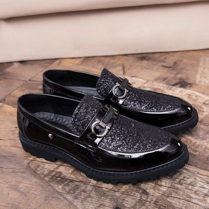 Men Shoes Gold Silver Men Casual Shoes Outdoor Slip on Party Club Shoes Men