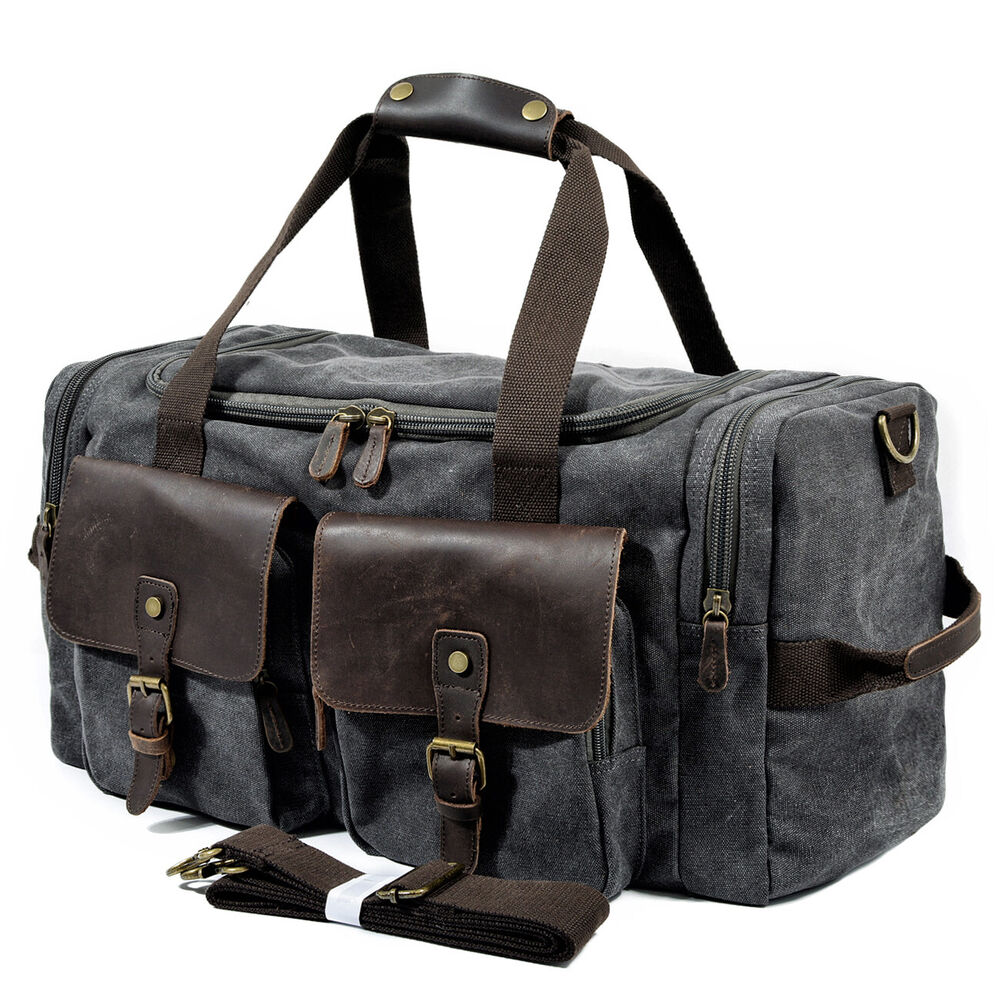 Retro Travel Bag Male Business Bag Large Capacity Travel Shoulder Messenger Bag