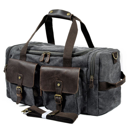 Retro Travel Bag Male Business Bag Large Capacity Travel Shoulder Messenger Bag