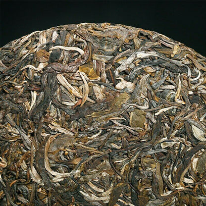 357g Yunnan Natural Shudaizi Spring Break Puer Tea Jing Mai Lan Xiang Puer Tea