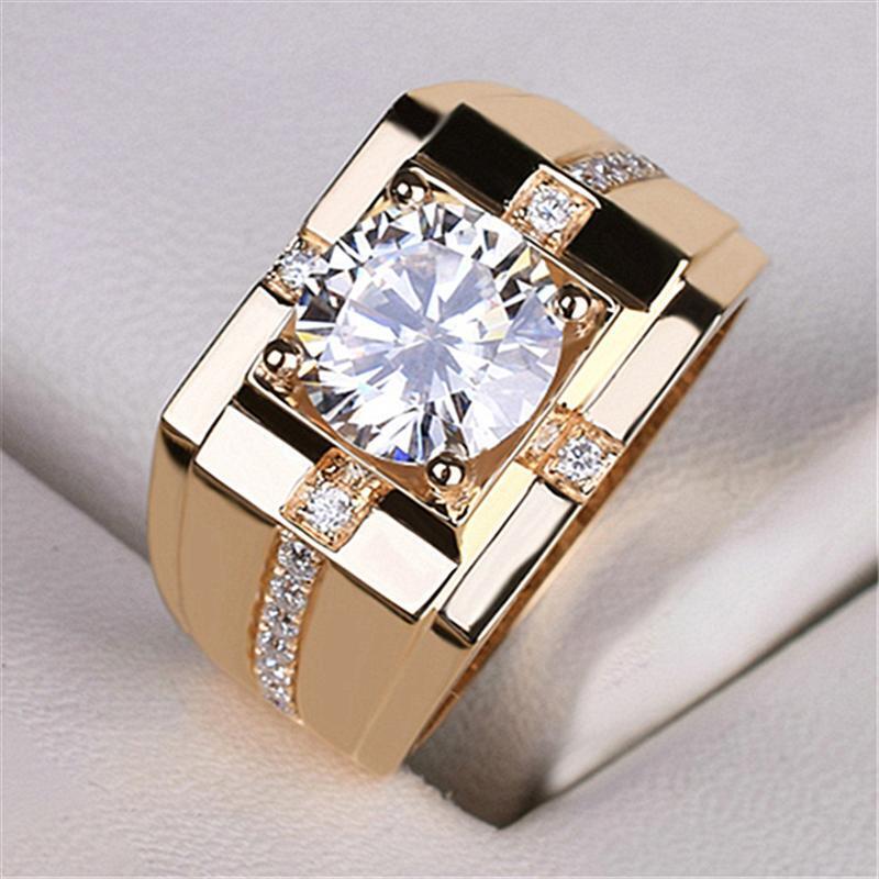 Anillos De Tungsten En Oro 10k Sortijas De Hombre Regalos Joyeria Fina Alianzas