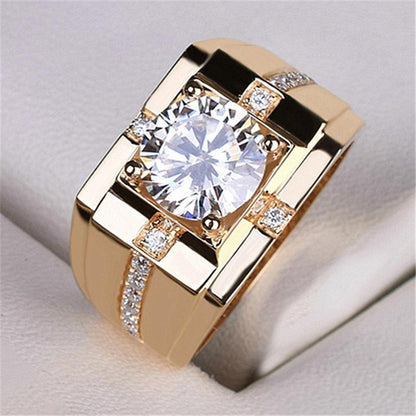 Anillos De Tungsten En Oro 10k Sortijas De Hombre Regalos Joyeria Fina Alianzas
