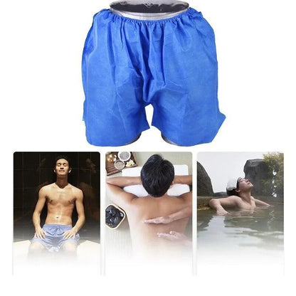 100 Pcs Disposable Exam Shorts Medical Patient Exam Wear Short Non Woven Elastic