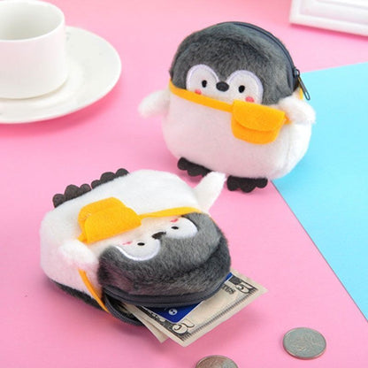 Shoulder Bag Little Plush Wallet Soft Penguin Plush Coin Purse Small 4*9*8.5 CM
