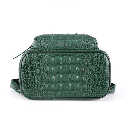 Handcrafted 100% Real CrocodileSkin Leather Women's Luxury Backapck ShoulderBag