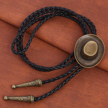 Men Bolo Ties Cowboy Adjustable Cacique Women Western Rodeo Dance Neckties 3.5cm