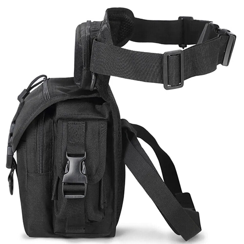 Men Waist Pack Leg Bag Military Tactical Camera Sports Travel Male Hip Bags