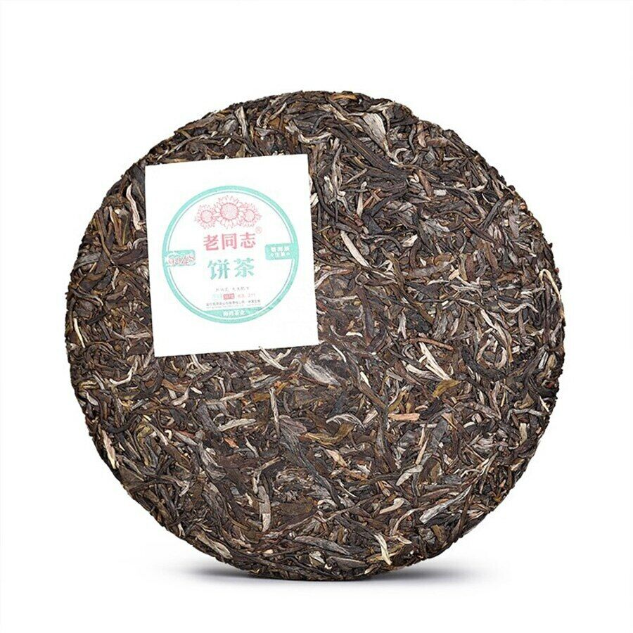Top Lao Tong Zhi 9948 Raw Pu-erh Tea Haiwan Old Comrade Shen Puer Tea Cake 357g