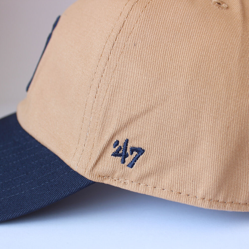 New York Yankees Hat 47 Brand Two Tone Clean Up Ball Hat Dad Cap Run Adjustable