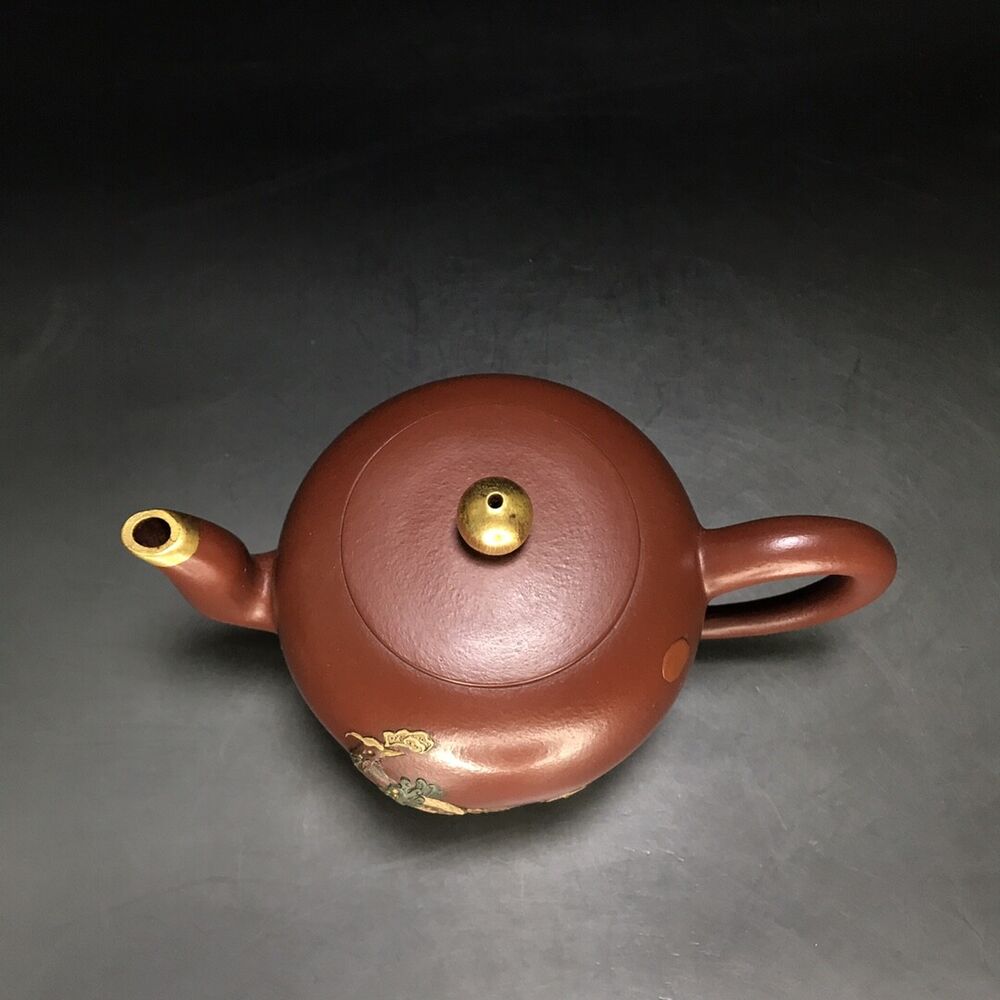 vintage chinese yixing purple clay teapot zisha ceremony teaware collection rare