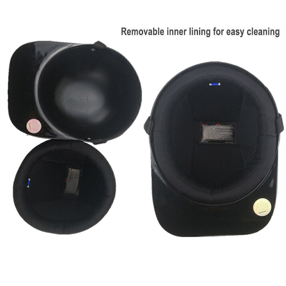 Retro Baseball Cap DOT Motorcycle Helmet Open Face Scooter Moped Jet Helmet Men