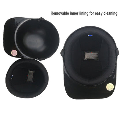 Retro Baseball Cap DOT Motorcycle Helmet Open Face Scooter Moped Jet Helmet Men