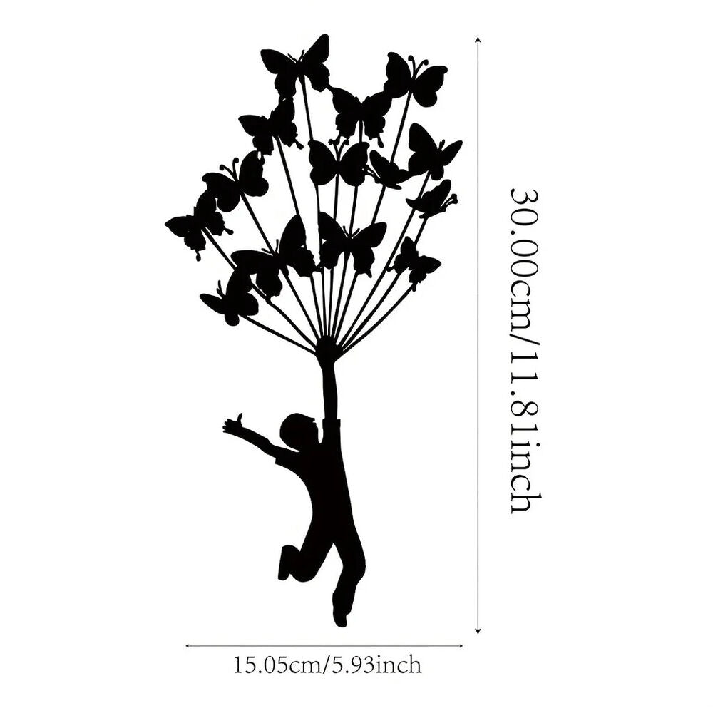 1pc Butterfly Theme Decor, Wall Art Decorations, Indoor Living Room Classic Room