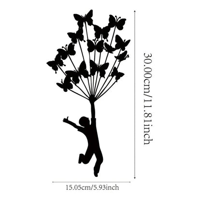 1pc Butterfly Theme Decor, Wall Art Decorations, Indoor Living Room Classic Room