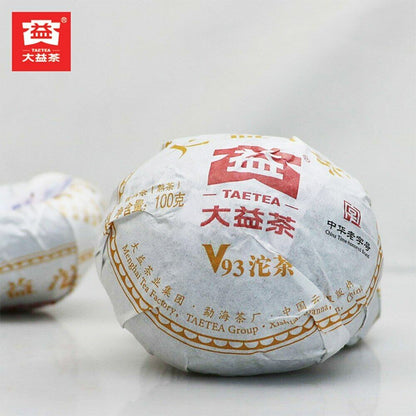 hinese Yunnan Ancient Tree Ripe Pu'er Tuo Tea TAETEA CV93 Pu'er Tuocha 100g