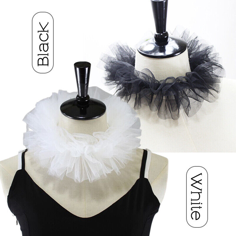 Elizabethan Lace Collar Tudor Retro RUFF COLLAR Victorian Steampunk Neck Collar
