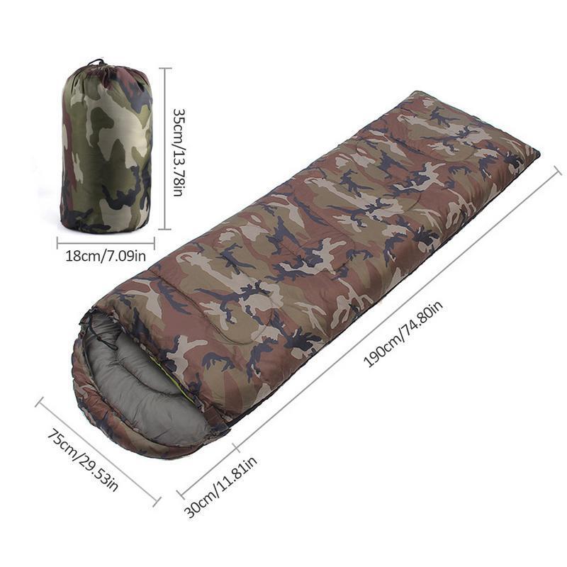 Outdoor Camping Sleeping Bag Camouflage Sleeping Bag Camping Travel Sleep Bag