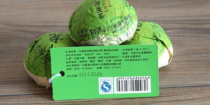 2017 BangLong Hua Zhu Liang Zi Spring Xiaguan Puer Pu-erh TuoCha Raw Green Tea