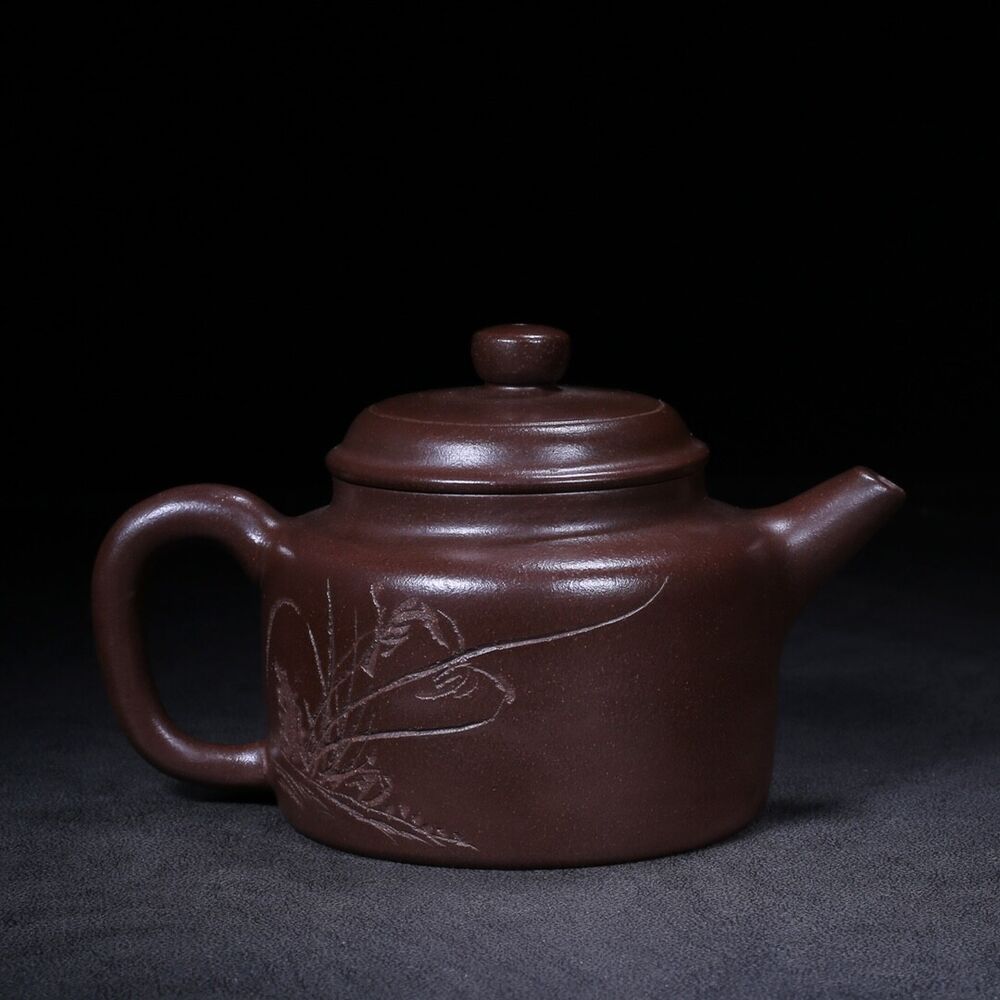 Chinese Yixing Zisha Clay Handmade Exquisite Teapot （徳钟 底款：景舟手制）