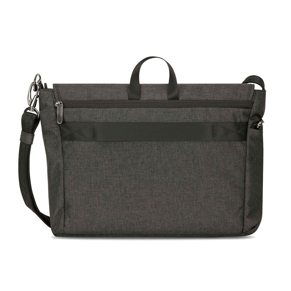 Travelon: Urban - Anti-Theft Messenger Bag - Slate, 14 x 10.25 x 4.75, Slate