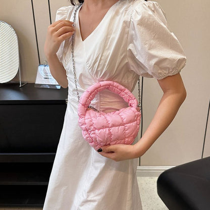 Handbag Pleated Mini Cloud Bag Messenger Chain Crossbody Shoulder Bags 20*13*6cm