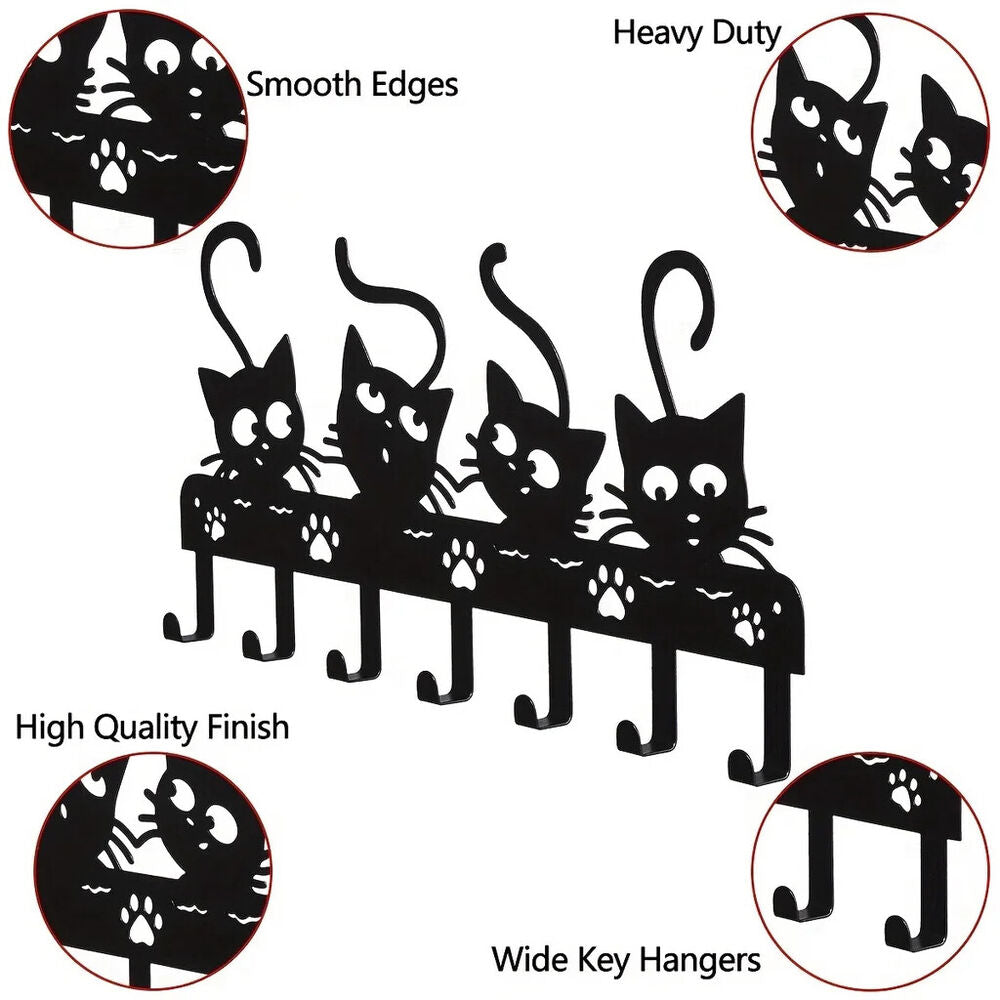 Multi-Purpose Cat Hooks - Keys, Clothes, Towels,Decorative Hooks Towel Rack