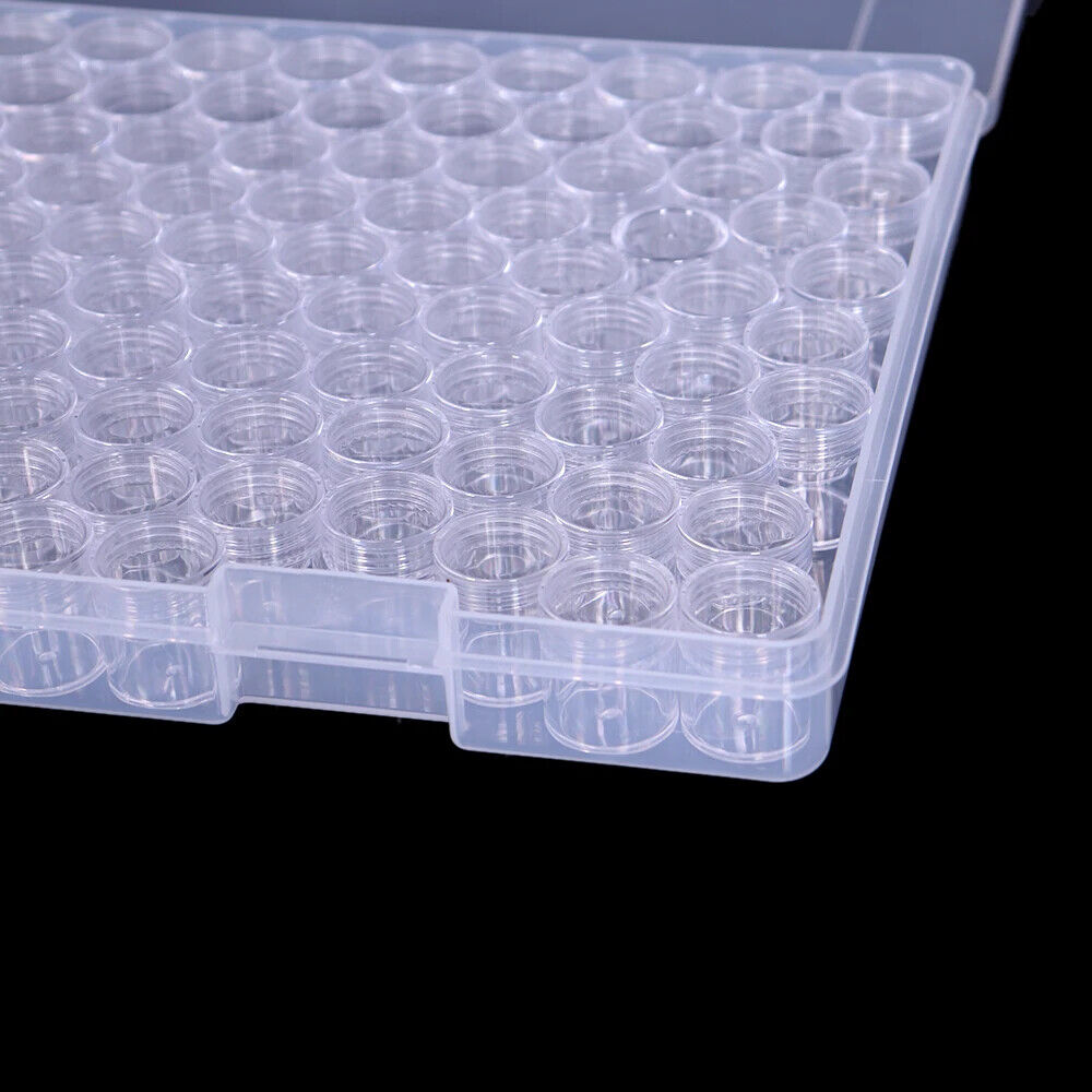 120 Bottles Diamond Painting Storage Box Portable Bead Storage Container Tools
